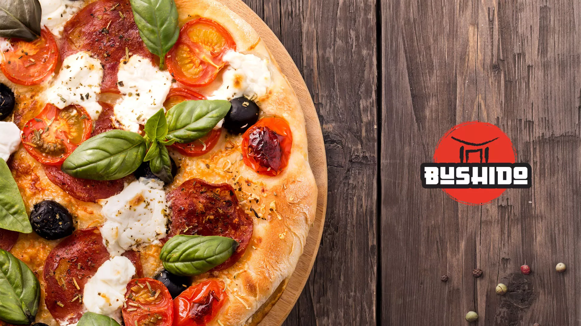 Разработка сайта для пиццерии «BUSHIDO» в Кемерово